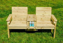 Load image into Gallery viewer, Outdoor Cooler Bench | Jack and Jill Seat
