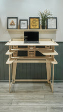 Load image into Gallery viewer, Adjustable Foldable Standing and sitting Work from home Desk
