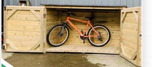 Load image into Gallery viewer, Wooden Bike Shed 
