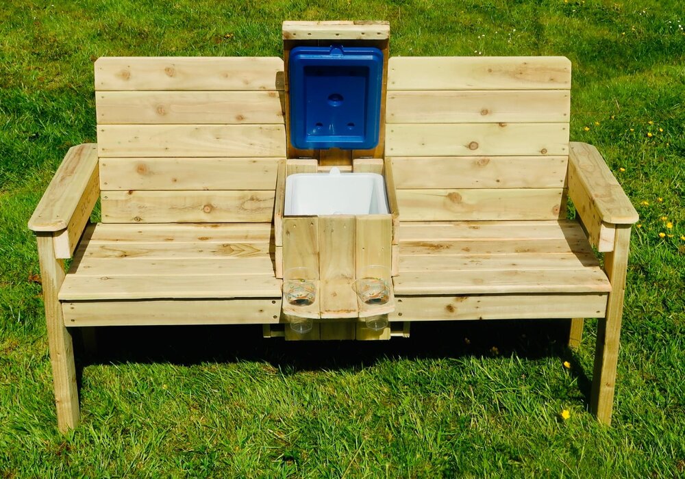 Outdoor Cooler Bench | Jack and Jill Seat